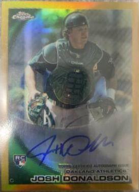Josh Donaldson [Autograph Gold Refractor] #191