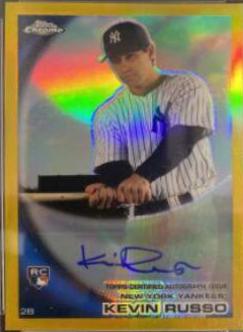 Kevin Russo [Gold Refractor Autograph] #196