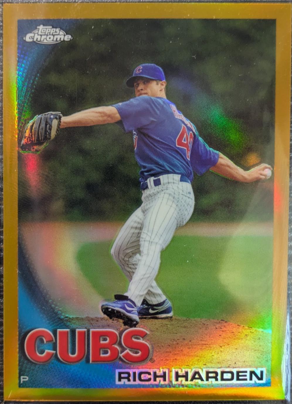 Rich Harden [Gold Refractor] #47