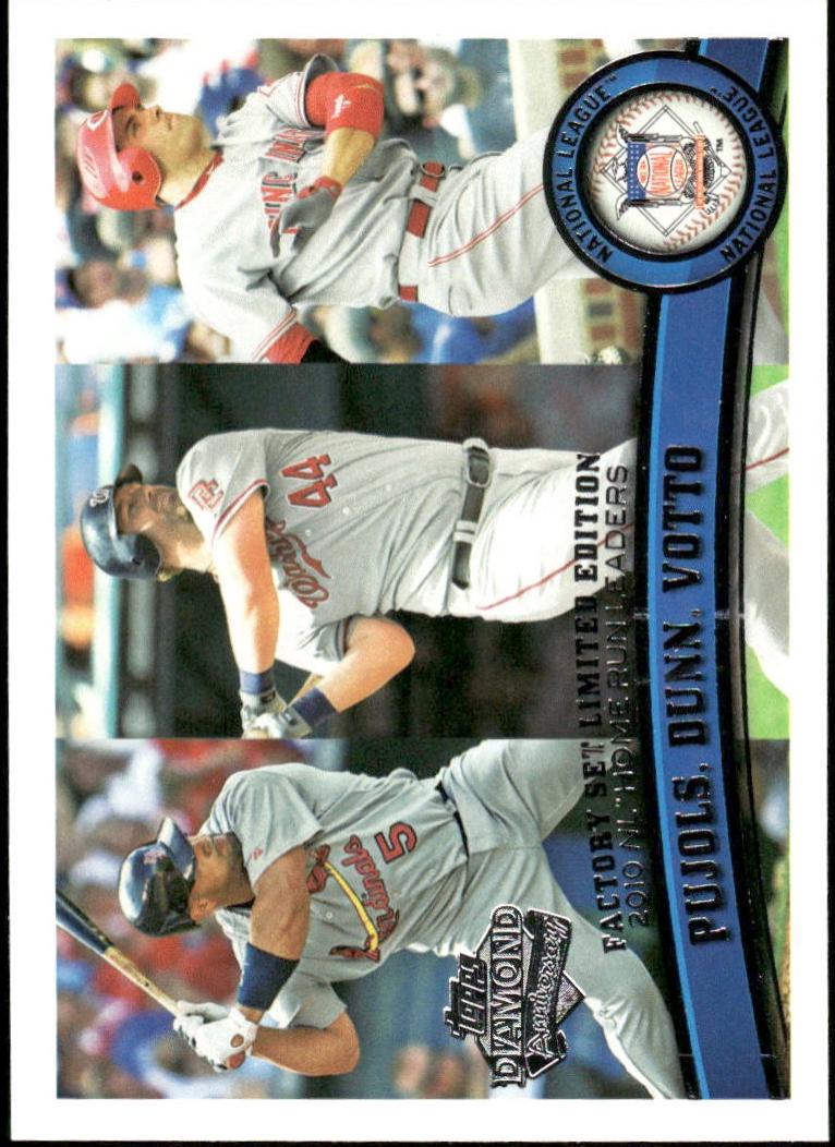 Albert Pujols / Adam Dunn / Joey Votto [Cognac Diamond Anniversary] #318