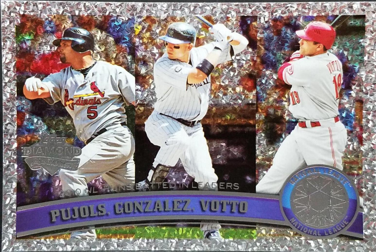 Albert Pujols / Carlos Gonzalez / Joey Votto [Cognac Diamond Anniversary] #138