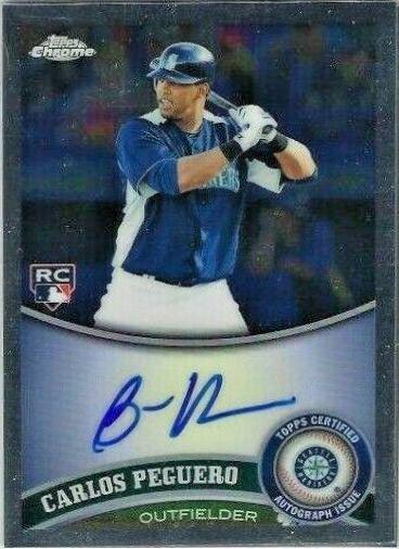 Carlos Peguero [Blue Refractor Autograph] #219
