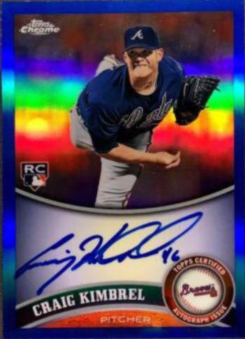 Craig Kimbrel [Blue Refractor Autograph] #195