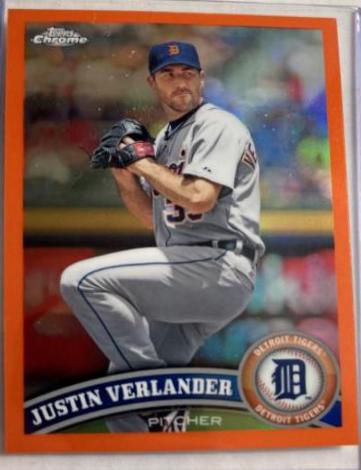 Justin Verlander [Orange Refractor] #115
