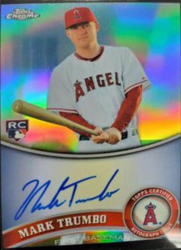 Mark Trumbo [Black Refractor Autograph] #178