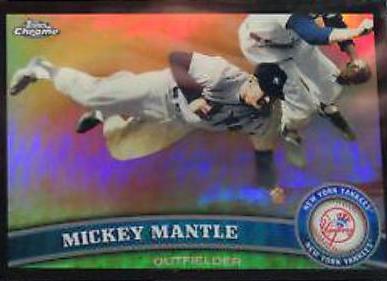 Mickey Mantle [Black Refractor] #7