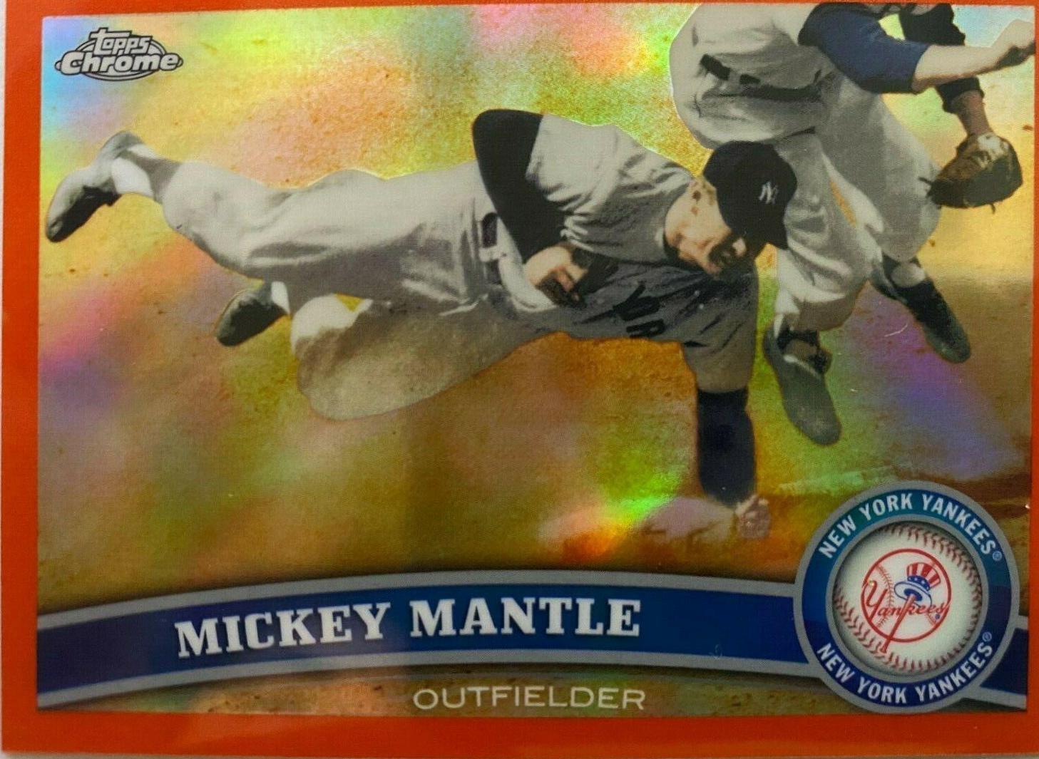 Mickey Mantle [Orange Refractor] #7