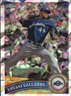 Yovani Gallardo [Orange Refractor] #61