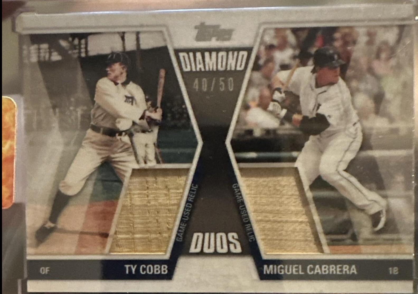 Miguel Cabrera / Ty Cobb [Refractor] #DDR-12