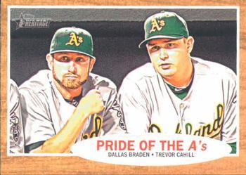 Pride Of The A's Dallas Braden / Trevor Cahill #127