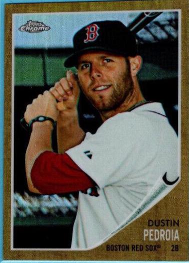 Dustin Pedroia [Black Refractor] #C179
