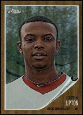 Justin Upton [Black Refractor] #C143