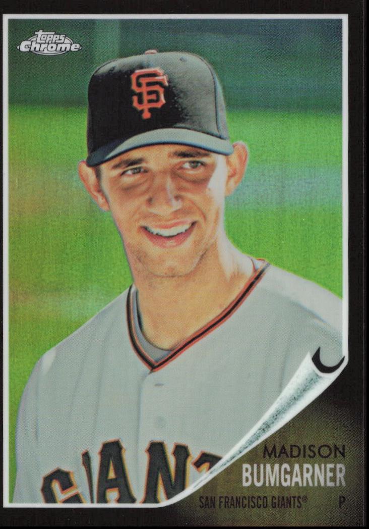 Madison Bumgarner [Black Refractor] #C158