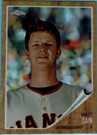 Matt Cain [Black Refractor] #C176