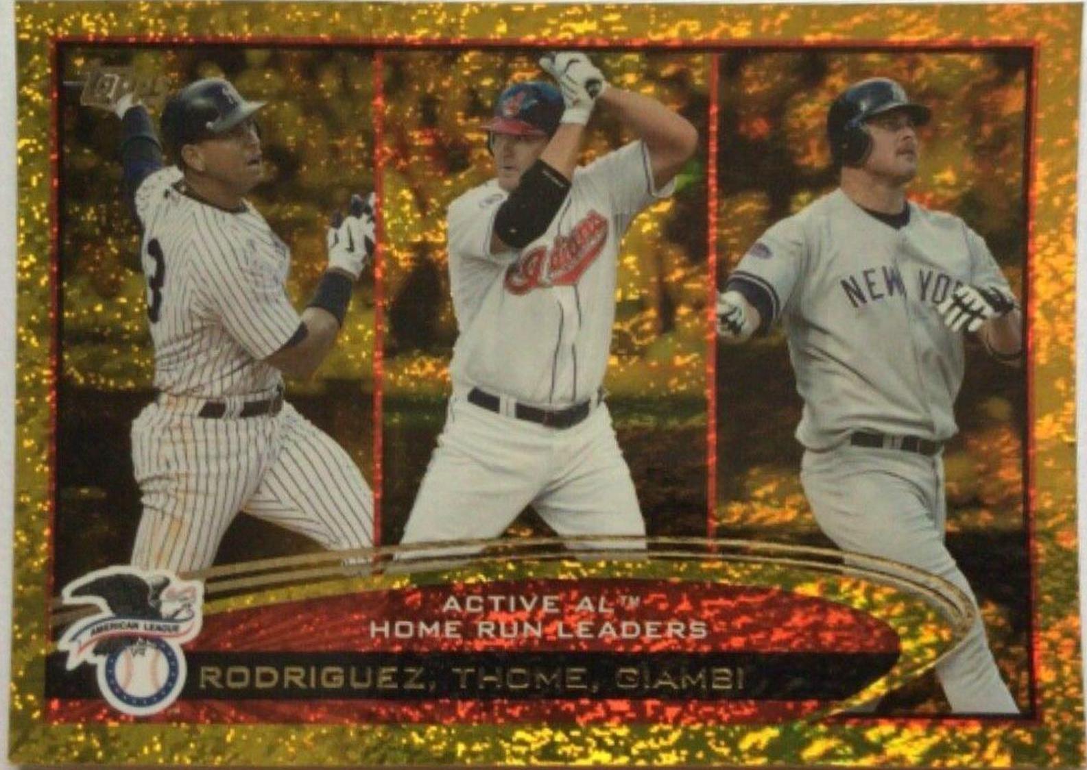 AL Home Run Leaders [Gold Sparkle] #91