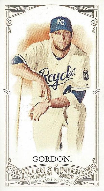 Alex Gordon [Mini Allen & Ginter Back] #34