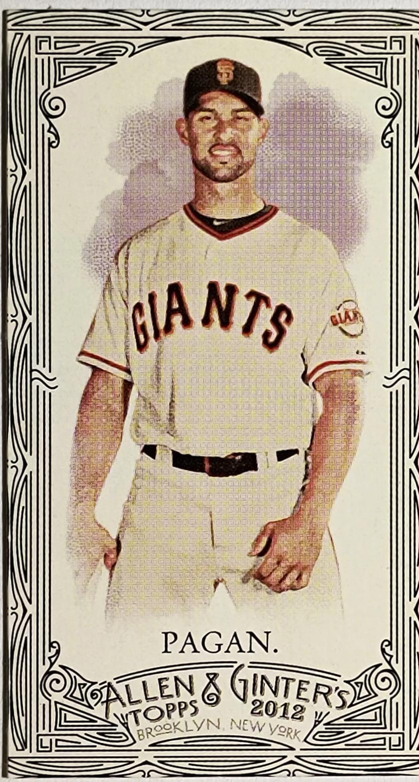 Angel Pagan [Mini Black Border] #268