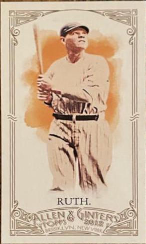 Babe Ruth [Mini Allen & Ginter Back] #176