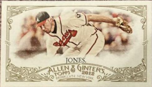 Chipper Jones [Mini Black Border] #33