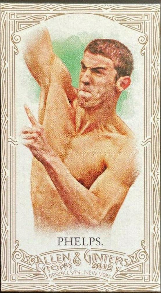 Michael Phelps [Mini Gold Border] #129