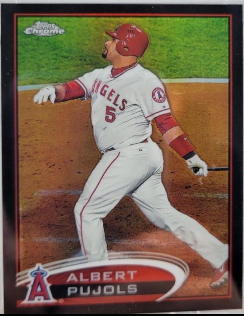 Albert Pujols [Facing Left Refractor] #80