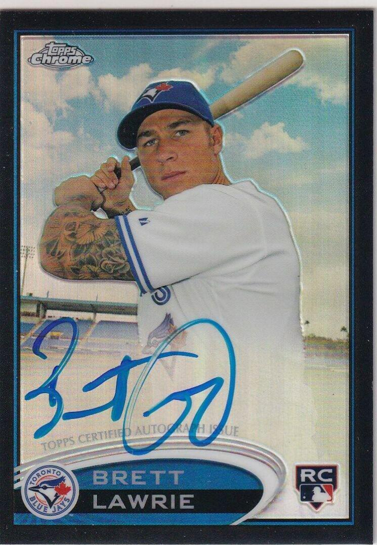 Brett Lawrie [Black Refractor Autograph] #173