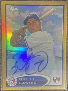 Brett Lawrie [Gold Refractor Autograph] #173