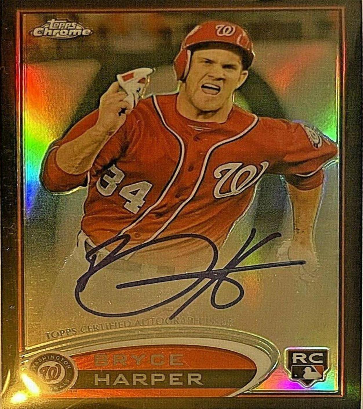 Bryce Harper [Autograph Black Refractor] #BH