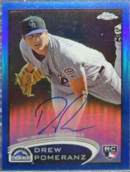 Drew Hutchison [Blue Refractor Autograph] #193