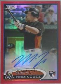 Matt Dominguez [Red Refractor Autograph] #159