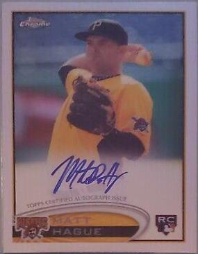 Matt Hague [Black Refractor Autograph] #190