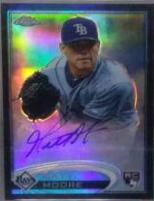Matt Moore [Black Refractor Autograph] #160