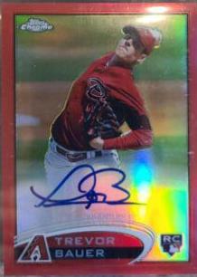 Trevor Bauer [Autograph Red Refractor] #TB