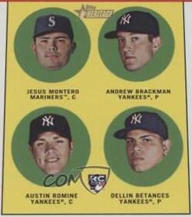 Andrew Brackman, Austin Romine, Dellin Betances, Jesus Montero #386