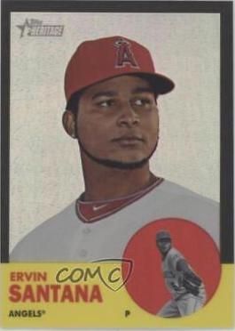 Ervin Santana [Black Refractor] #HP68