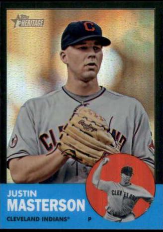 Justin Masterson [Black Refractor] #HP58