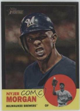 Nyjer Morgan [Black Refractor] #HP37