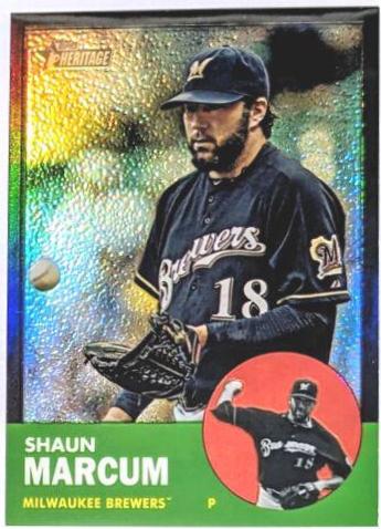 Shaun Marcum [Black Refractor] #HP67