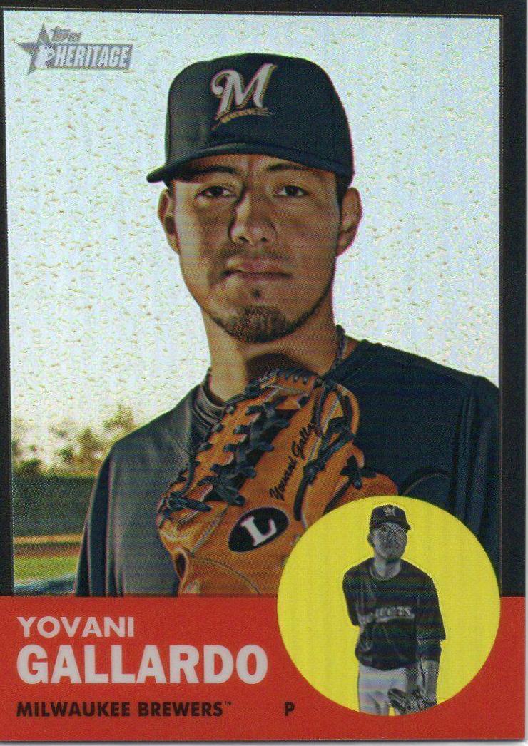 Yovani Gallardo [Black Refractor] #HP70