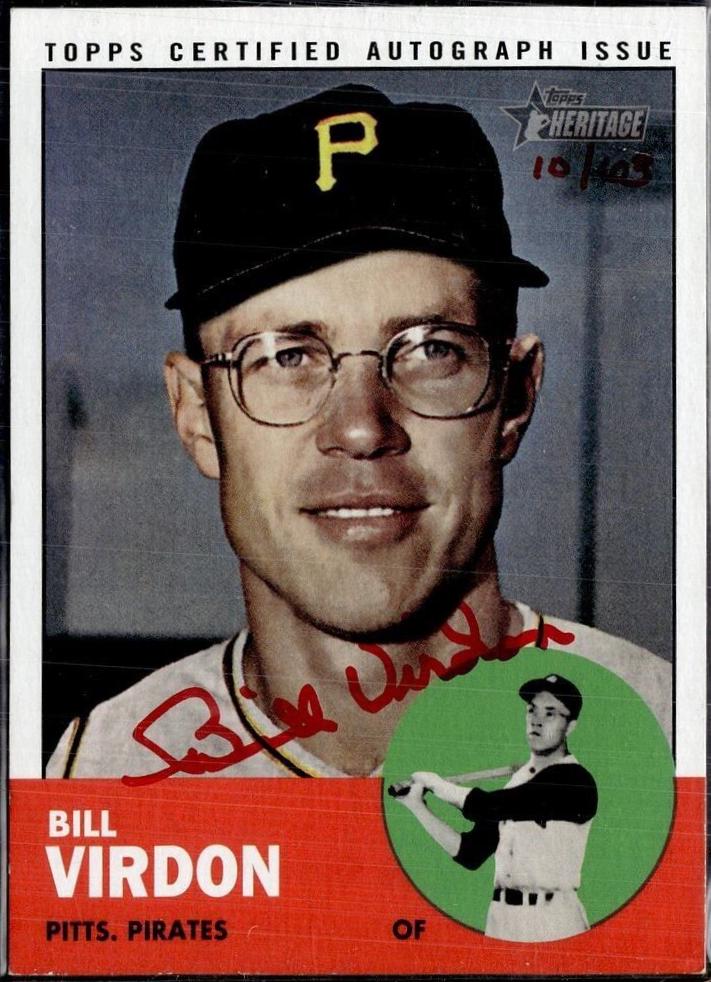 Bill Virdon [Red Ink] #ROABV