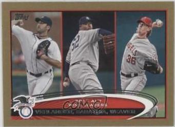 Justin Verlander / CC Sabathia / Jered Weaver [Gold] #319