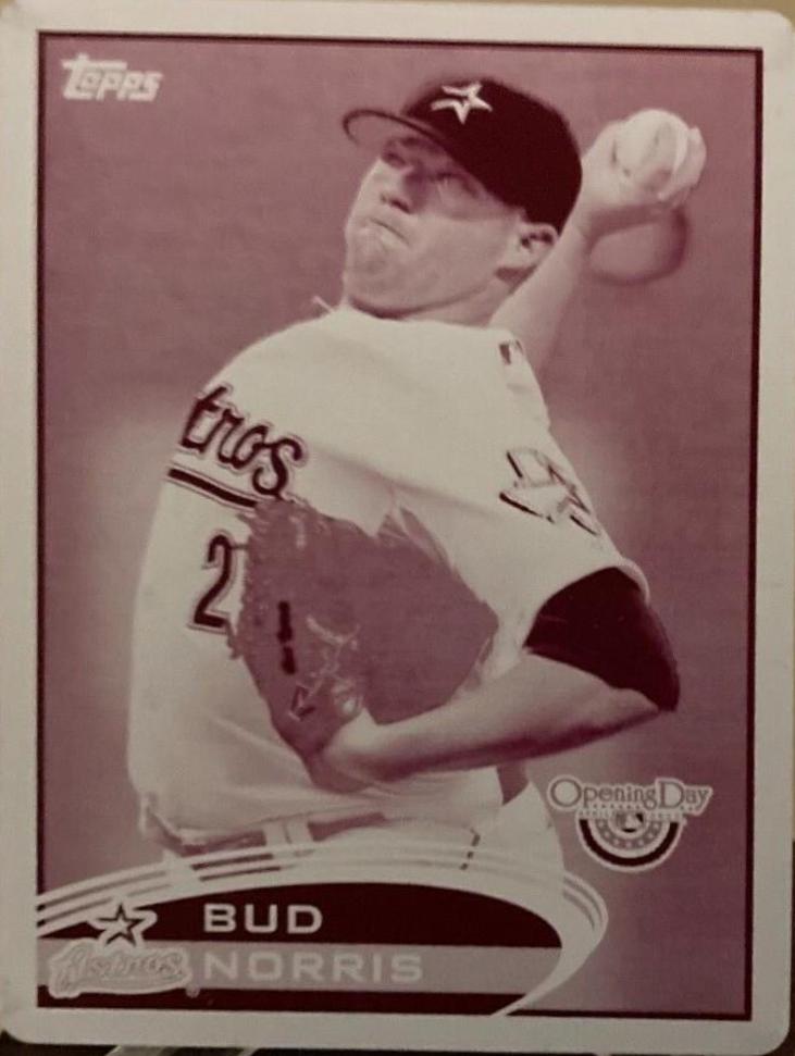 Bud Norris [Printing Plate] #6