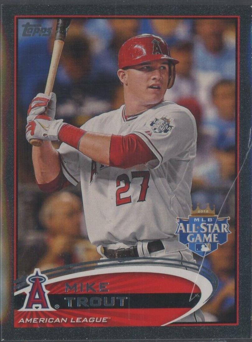 Mike Trout [At Bat Black] #US144