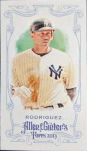 Alex Rodriguez [Mini Allen & Ginter Back] #328