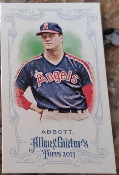 Jim Abbott [Mini Allen & Ginter Back No Number]