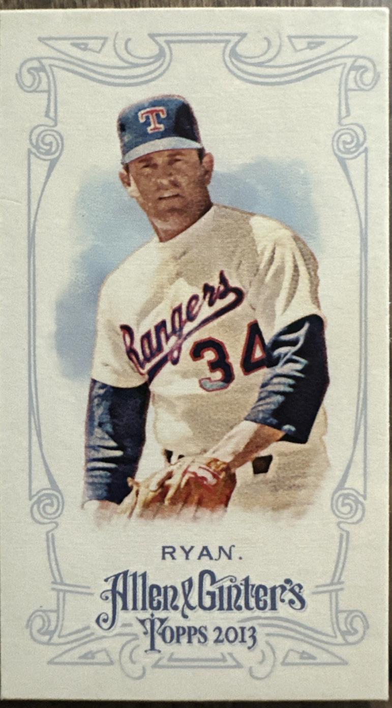 Nolan Ryan [Mini Allen & Ginter Back] #344
