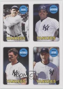 Babe Ruth, Derek Jeter, Don Mattingly, Reggie Jackson #RJMJ