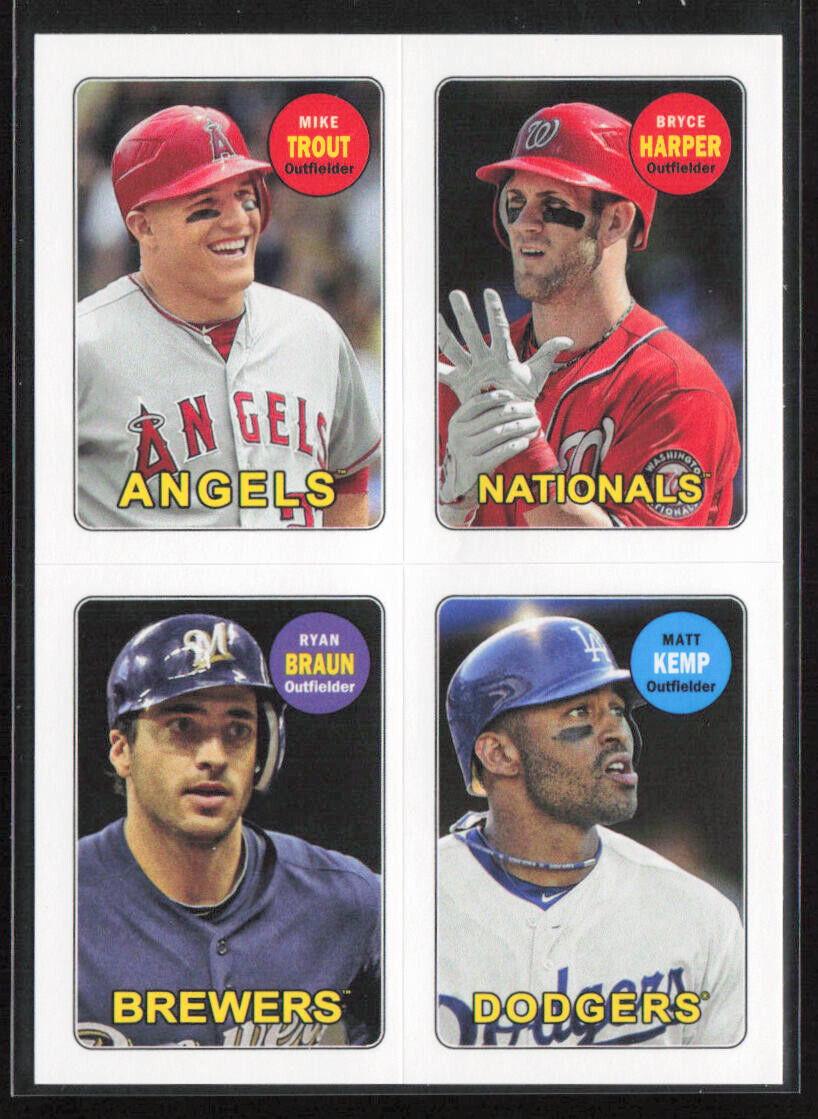 Bryce Harper, Matt Kemp, Mike Trout, Ryan Braun #THBK