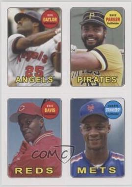 Darryl Strawberry, Dave Parker, Don Baylor, Eric Davis #BPDS