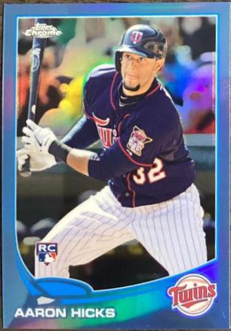Aaron Hicks [Blue Refractor] #179